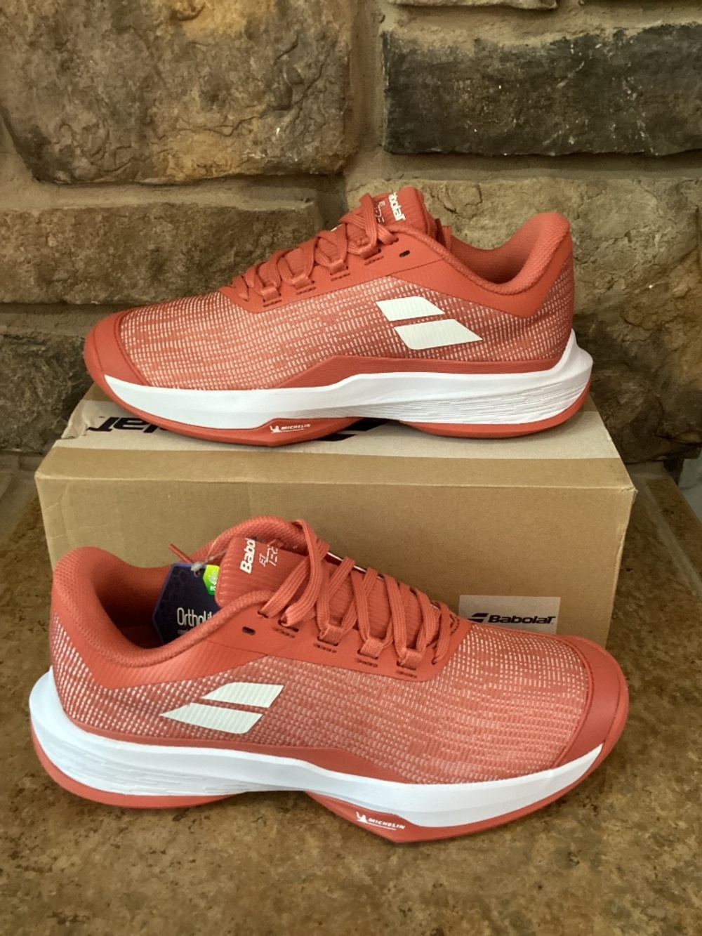 Babolat Jet Tere 2 Womens 8.5 Tennis Shoes All Court Terra Cotta New Sneakers